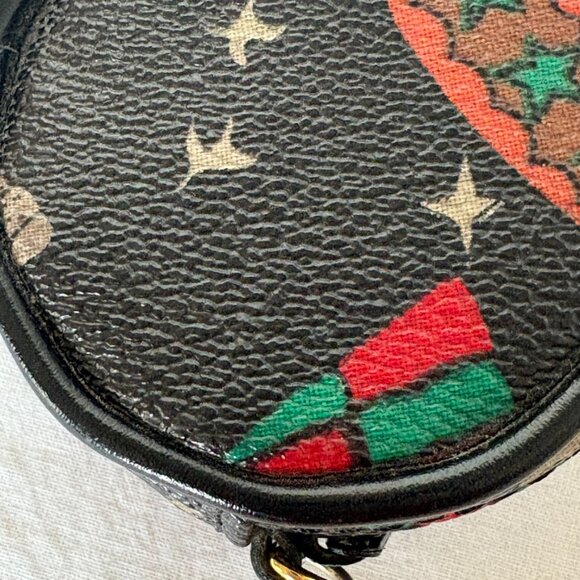 Italian Leather Round Coin Purse | Piero Guidi Style - Picture 7 of 11